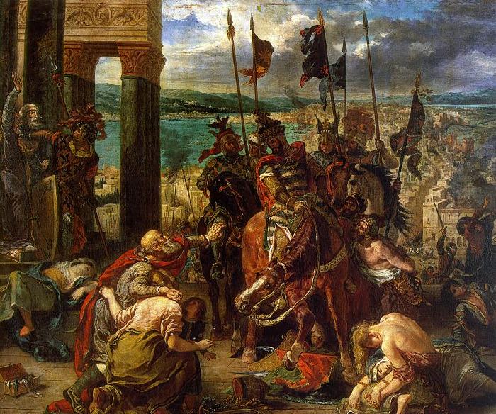 Eugene Delacroix The Entry of the Crusaders into Constantinople France oil painting art